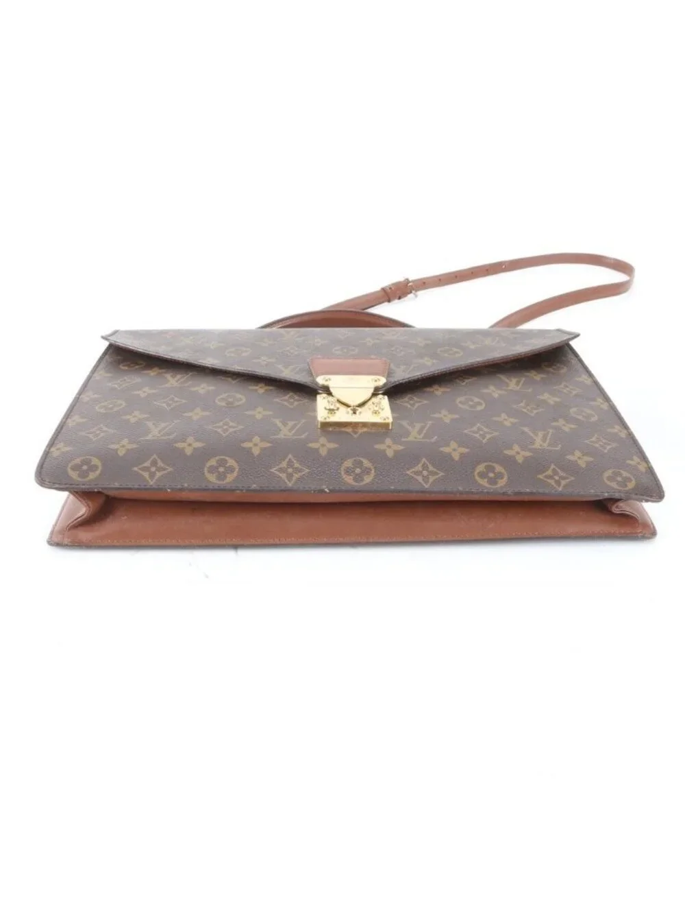 Louis Vuitton Monogram Porte Document Bandouliere 2-Way Business Bag Crossbody
